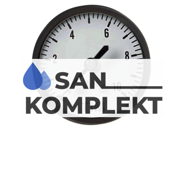 Манометр аксиальный 10 бар TIM Y-50T-10bar