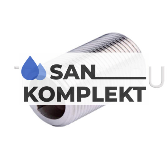 Фитинг резьбовой ниппель под сгонный ключ 1/2-40 ZEISSLER ZSr.168.0204.40