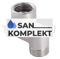 Эксцентрический латунный переходник 3/4&quot;*1/2&quot; г-ш 1см TIM XL132FM