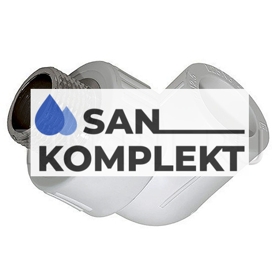 PPR Угольник комбинированный НР L32*3/4M TIM Tpp3036.0.03203s