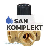 Трёхходовой поворотный смесительный клапан ДУ 11/2 ручная регулировка TIM BL3806