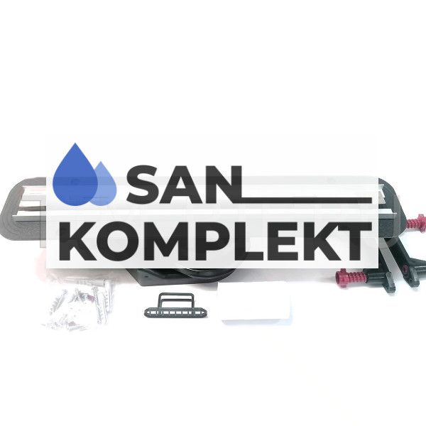 Линейный трап 500*70ультратонкая модель с дизайн вставкой Evolux Slim Zeissler ZSt.1141.5002