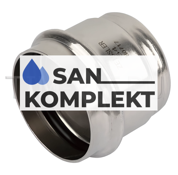 Заглушка ДУ-35 из нержавеющей стали TIM ZTI.561.000035