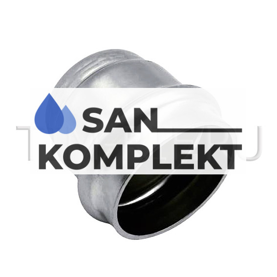 Заглушка ДУ-35 из нержавеющей стали TIM ZTI.561.000035