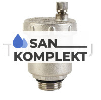 Воздухоотводчик прямой 1/2&quot; никелированный TIM BL5817