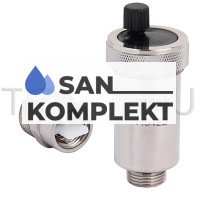 Воздухоотводчик с автозапором 1/2&quot;  хромированный TIM BL5816