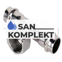 Пресс-тройник из нержавеющей стали с внутренней резьбой 18mm*1/2 ZEISSLER ZTI.532.180418