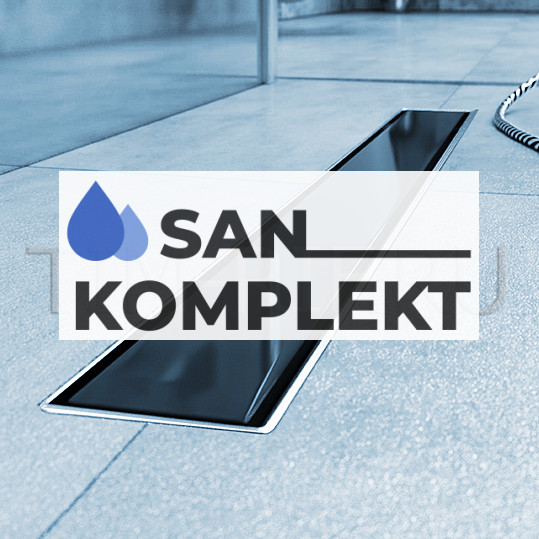 Трап под плитку 500*70 с двухсторонней решеткой горизонтальный сток Evolux Glass ZEISSLER ZSt.1131.5002