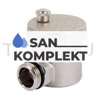 Воздухоотводчик боковой 1/2&quot; никелированный TIM BL5815