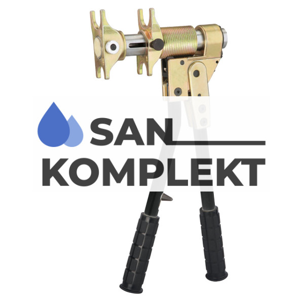 Ручной универсальный пресс инструмент для соединений с обжимающей и запрессовывающей муфтой (16,20,25) FT-1240A