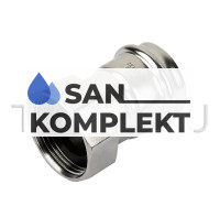 Пресс-фитинг из нержавеющей стали с накидной гайкой 18mm*3/4 ZEISSLER ZTI.508.001805