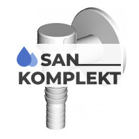 Сифон для стиральной машины под штукатурку белый AlcaPlast APS4