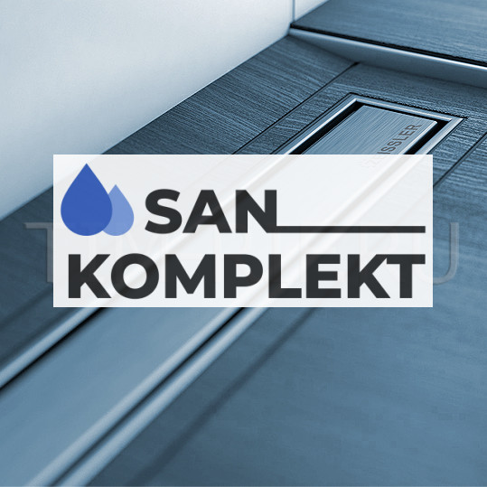 Трап под плитку 800*70 с двухсторонней решеткой горизонтальный сток Evolux Plus ZEISSLER  ZSt.1121.8002