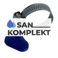 Червячный хомут 1/4 (8-12 с ручкой) TIM TIM8-12