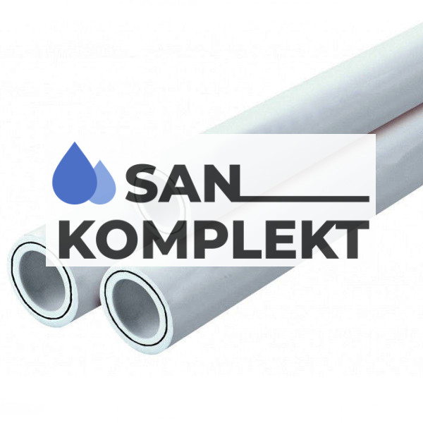 Труба армированная алюминиевой фольгой D 32 (PN 20) PPR-AL-PPR ASB-2001-3