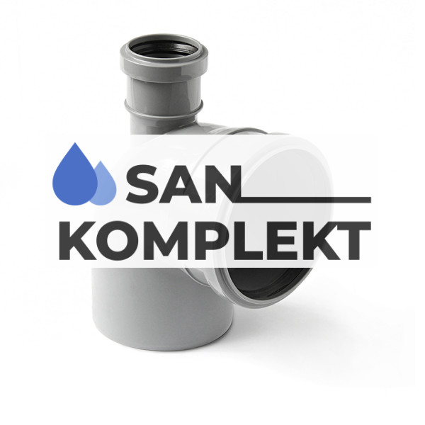 Отвод D 110х90* с выходом 50 прямой