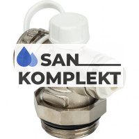 Регулируемый концевой фитинг 1&quot; с дренажным вентилем ручной воздухоотводчик TIM ZSC.400.0106