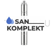 Скваженный винтовой насос с кабелем 30м, 3 -750Вт TIM AM-QGD3/1.2-50-0.75