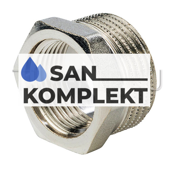 Футорка никель ДУ-11/2 ш*3/4 г ZEISSLER ZSr.167.040805