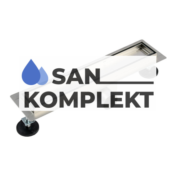 Трап для душа 400*70мм под кладку плитки защита от запаха сухой гидрозатвор TIM BAD454002