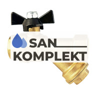 Кран с фильтром 3/4&quot; г-г баб TIM BL7801