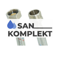 Гибкая подводка для воды 1/2 г-ш, с PVC покрытием,60см TIM C67-6