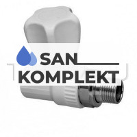 PPR Вентиль радиаторный прямой НР 25*3/4 TIM Tpp3071.S.02503