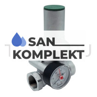 Редуктор давления ДУ-1 с манометром в системе водоснабжения ZSr.701.0206N