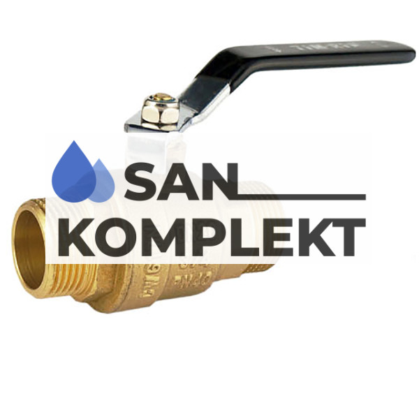 Кран шаровой латунный 3/4" ш-ш рычаг TIM DE1206