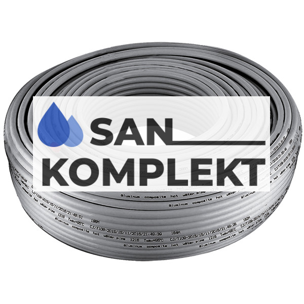 Труба PEX Ø 16*2.0 с алюминиевым слоем и кислородным барьером TPAP 1620-200 Stabili