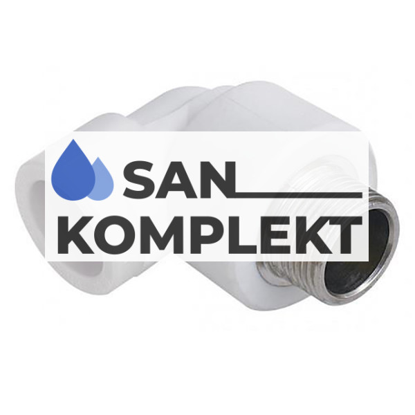 Уголок PPR комбинированный  90°  НР Ф-32*1/2M ASB-2011-5