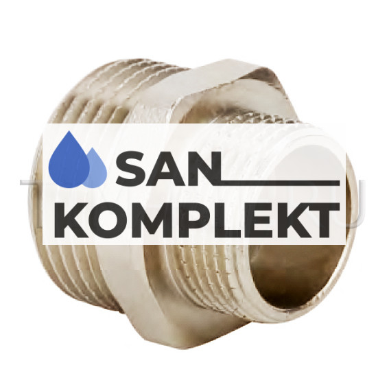 Ниппель переходной никель ДУ-3/8ш*1/4ш TIM SM089N