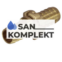 Штуцер разъемный латунный Ф-15 TIM XS-15