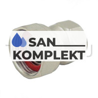 Полусгон с накидной гайкой 1/2*3/4 вн. Резьба TIM HJF032N