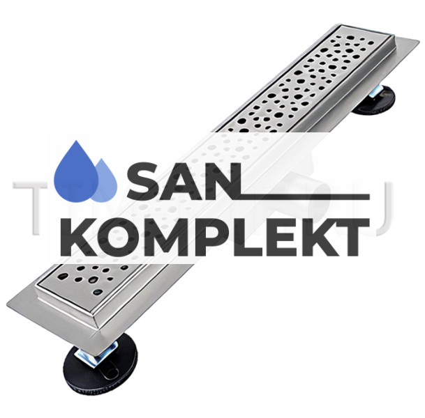 Трап-лоток с горизонтальным выпуском 70*35см TIM BAD413502