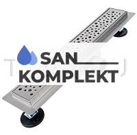 Трап-лоток с горизонтальным выпуском 70*35см TIM BAD413502