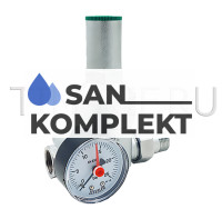 Редуктор давления 1/2 с манометром в системе водоснабжения ZSr.701.0104N