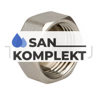 Заглушка никель. Ду-11/4 ВН. резьба ZEISSLER ZSr.166.0207