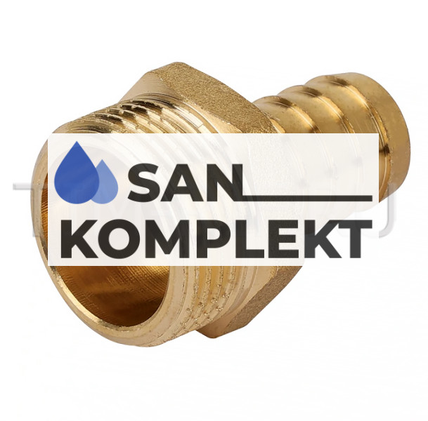 Штуцер  латунный 3/4 M x 14мм TIM SM03-14