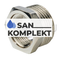 Футорка никель ДУ-1 1/4ш * 3/4 г TIM BX053N