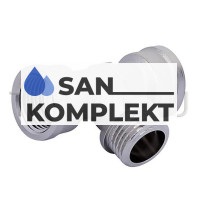 Тройник 3/4г*1/2ш*3/4г никелированный ZEISSLER ZSr.163.07545