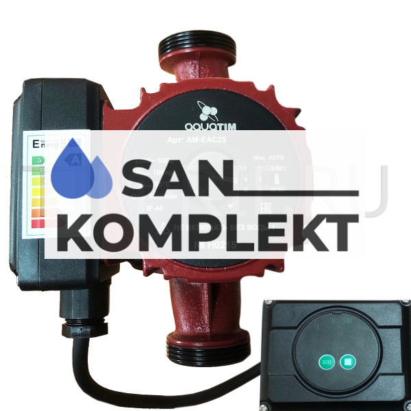 Насос циркуляционный ЕСО 25-4-180 с частотным регулированием TIM AM-EAC25-4-180