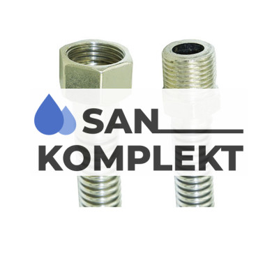 Сильфонная подводка для газа 1/2"вн.- нар. 250см (в упаковке) TIM C-G27-25SM