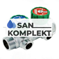 Коллектор регулирующий 3/4*3/4EK- 2 выхода Евроконус TIM ZSc.401.0502NE